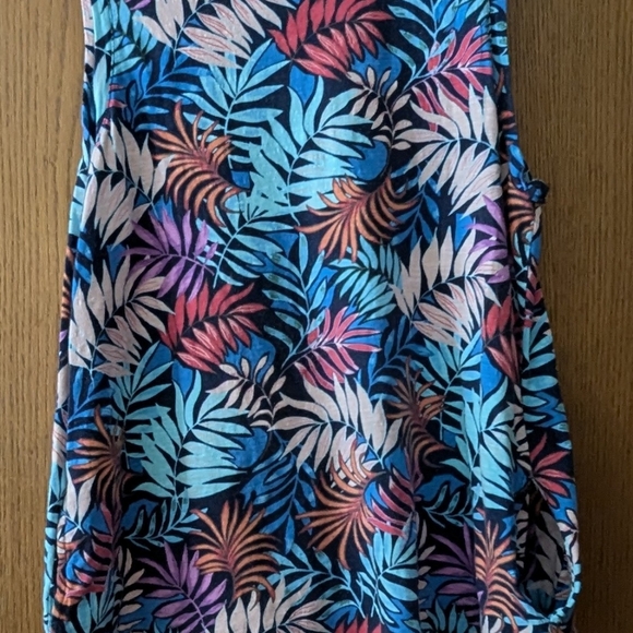 St John's Bay dress, beautiful colors with pockets! So comfy! XL - Picture 2 of 3